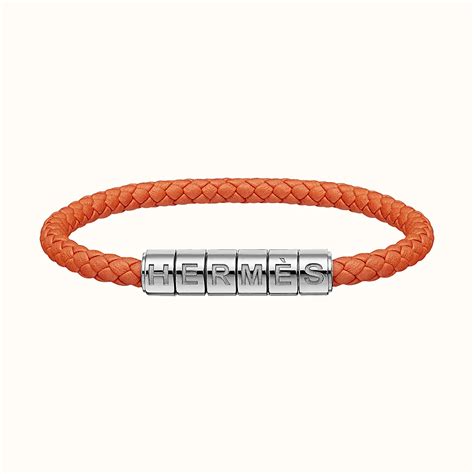 hermes bracelet pour hommes en cuir|bracelet Hermes argent et cordon.